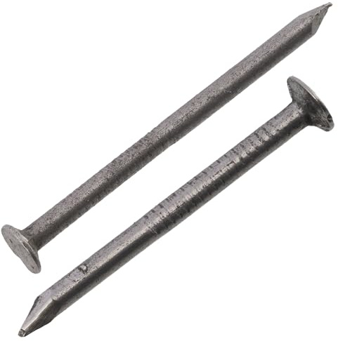 AERZETIX - C70846 - Lot de 500 Clous à tête plate Ø1.8x30 mm - diamètre de la tête Ø5 mm - en acier - couleur argent - rembourrage bardage menuiserie fauteuile