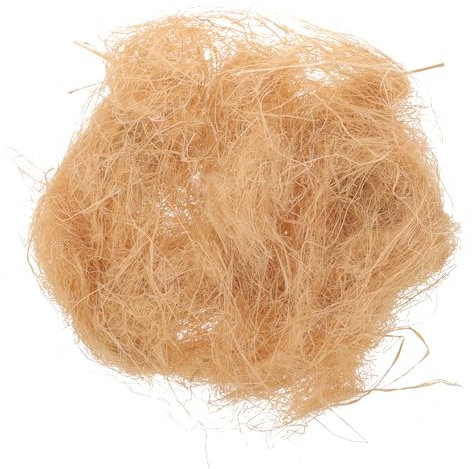 Happyyami Soie d'herbe de Raphia Papier Matériau De Doublure pour Nid pour Petits Oiseaux Et Animaux Construction De Nids Les Cachettes