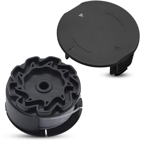 Mtanlo F016800570 Bobine de Rechange pour Coupe-Bordure 1,6 mm 6 m pour Coupe-Herbe Bosch Universal GrassCut 18 18-26 18-260 avec F016800570 Capuchons de Bobine de Débroussailleuse