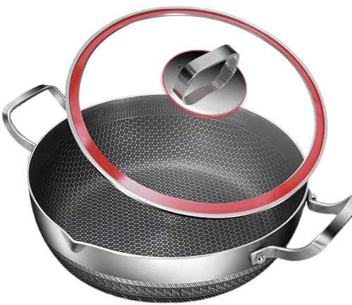 Olla de acero inoxidable 316/olla antiadherente para estufa de gas/cocina de inducción – Juego de ollas y sartenes