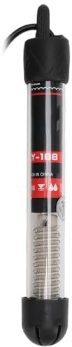 Keenso Fishing Tank Heating Rod,Fishing Tank Heating Rod Automatic Thermostat Submersible Glass Aquarium Heater for Freshwater Seawater Fish Tank (50W)
