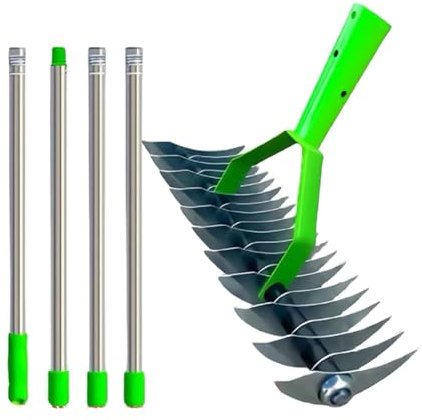 Râteau Scarificateur - Râteau Nettoyeur Scarificateur, Râteau À Terre De Jardin | Outil De Retrait De Scarificateur, Râteau De Scarificateur Manuel, Râteau À Pelouse Et À , Outil De Jardin