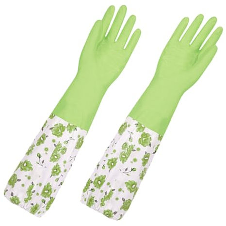 BEBEMOKO Comfortable Kitchen Cleaning Gloves Dish Washing Gloves Dish Washing Supplies Dishwasher Warm Keeping Protective