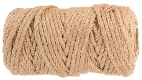 Yardwe DIY Sisal Seil Für Katzen Kratzbaum Flexibles Schneidbares Kratzseil Ersatzmaterial Für DIY Katzenmöbel Und Spielzeug Khakifarben
