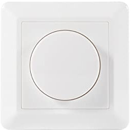 NLNGZKZFNF Adjustable 5-200W 220-240V Wall Mounted LED Light Dimmer Switch Button Switch Rotary Dimmable 2-Way For LED Bulb Ceiling Light Dimmer