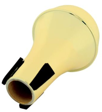 UPKOCH 1stück Mini Trompete Dämpfer Für Üben Für Anfänger Goldene Halboffene Konstruktion Lautstärke Ohne Klangverlust Leicht Zu Transportieren