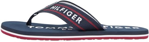 Tommy Hilfiger Sporty Hilfiger FM0FM05805 - Sandalias de playa para hombre, color azul (Desert Sky), 9