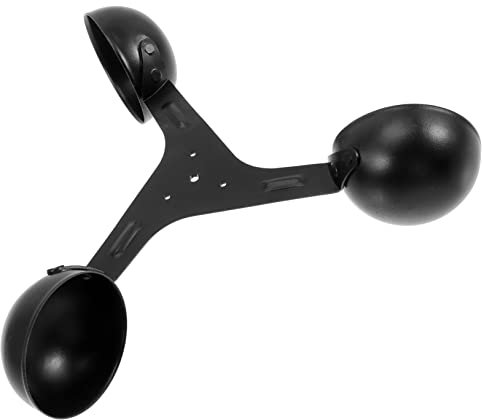 Toyvian Strumento Di Misurazione Della Velocità Del Vento Tazze Coppa Anemometro in Lega Di Alluminio Sensore Di Ricambio Per Flusso D'aria