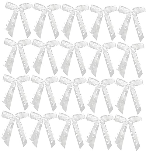 PACKOVE 30pezzi Fiocchi Decorazioni Matrimonio Auto Con Cuori Di Accessori Per Auto Da Sposa Forniture Per Feste Di Matrimonio