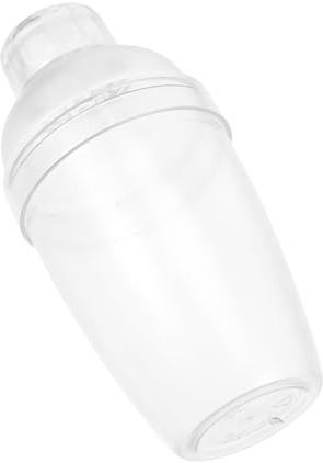 SHOWERORO Shaker Per Cocktail in Plastica Misurino Trasparente Per Bevande Liquidi Accessori Per Baristi e Appassionati Di Caffè e Tè