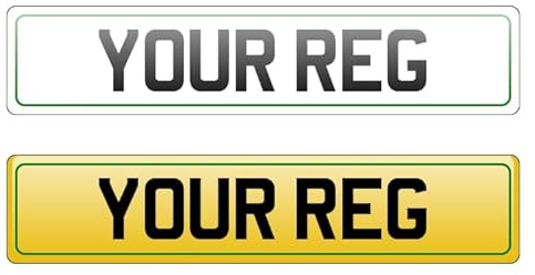 UK N Plates - 2D | 3D | 4D | 4D Gel UK Rear/Front/Pair for Automotive, Home Use/Outdoor Use