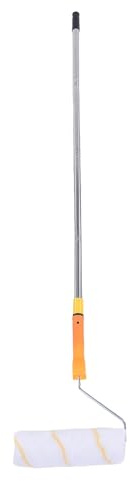Spacnana Farbroller-Set, Edelstahl-Teleskopstange mit 9 Zoll und 4 Zoll Mikrofaserwalzen, Komplettes Malset für Wände, Decken, Schränke zu Hause