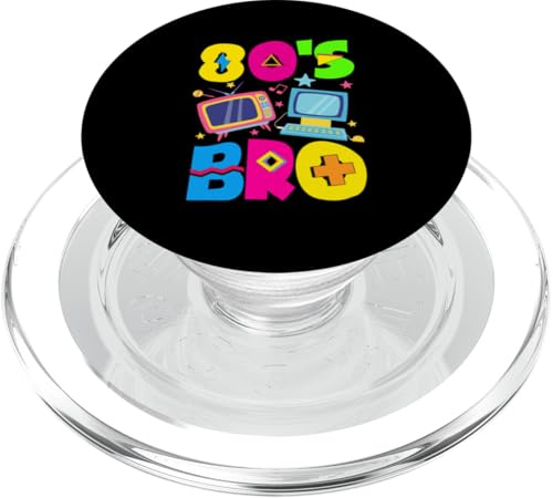 Skate à roulettes rétro Boombox Vintage, Retour aux années 80, Bro PopSockets PopGrip pour MagSafe