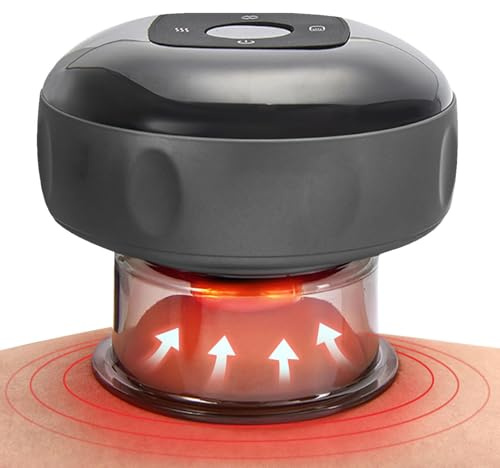 Appareil de ventouses électrique - 5-en-1 ergonomique portable électrique,Outil de massage musculaire par ventouses,pour la relaxation, la récupération, mains, cou, maison, bureau, hommes, femmes,
