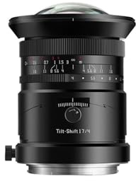 Camera parts, Obiettivo MF ultra grandangolare full frame F4 full frame da 17 mm Tilt Shift, compatibile con Sony FE, compatibile con attacco Fujifilm GFX,renewal accessories(E-mount(FE))