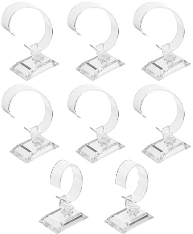 OFFSCH C förmiger Uhrenhalter aus Abs, 8 Stück für Armband | Stabile Basis, zum Ordnen und Präsentieren, für Schlafzimmer und Dekoration