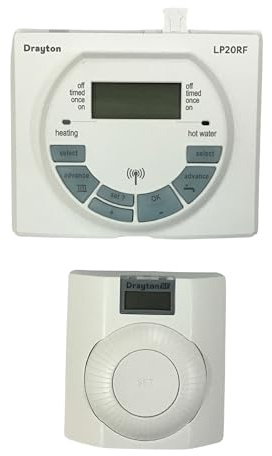 Drayton LP20 RF Digital Timer & Radio Frequency Digital Thermostat (Worcester DT20 RF) *New*