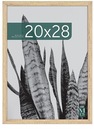 MCS Studio Gallery 20x28 Picture Frame Natural Woodgrain, Photo Frame for Photos, Posters & Art Prints (1-Pack)