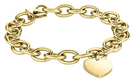 Armband mit Anhänger aus Edelstahl Gold