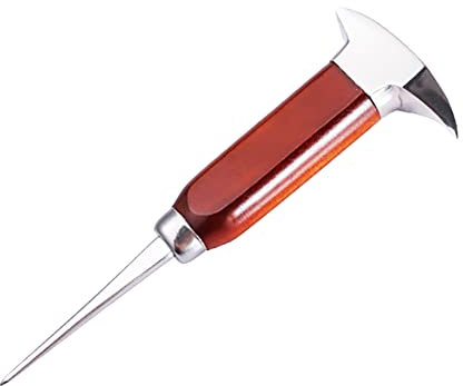 VOANZO Eispickel, tragbar, 17 cm, japanischer Stil, Eispicker-Werkzeug mit Holzgriff für Bars, Küchen, Picknicks, Camping