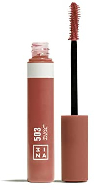 3INA MAKEUP - The Color Mascara 503 - Nude Wimperntusche mit Keratin - Umfang und Definition - Bunte Wimperntusche für Empfindliche Augen und Langanhaltende - Hochpigmentiert - Vegan - Cruelty Free