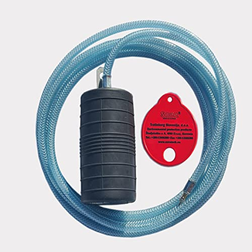 SAVA Absperrblase, Typ Plugy Z4-6 für DN 100-150 mm Rohre mit 1-5m Druckluftschlauch, Rohrverschluss, Dichtkissen, Hochwasserschutz, Abwasserrohre, Dachablauf (Plugy Z4-6 mit 3 Meter Schlauch)