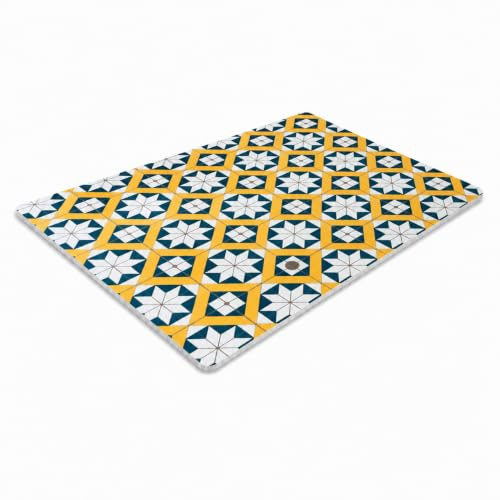 Pagnanno. Chopping Board-Catering Cutting Set-Kitchen Board-Glass Worktop Savers-Sink Chopping Board-Large-Worktop Protectors Heat Resistant-Marble Effect Grey (Design 15, 30 x 20 cm (Pack of 1))