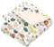 TupTam Baby Play Mat Manta para Niños Pequeños 120 x 120 cm Manta de Juego Grande para Niños Acolchada XXL, Bosque/Beige