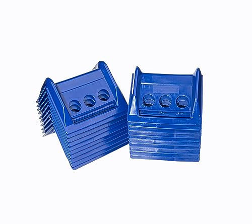 Dailydanny Flatbed Edge Protectors Heavy Duty Corner Tie Down Protectors Tie Down Corner Guard for Cargo Loads Shipping Blue (40)