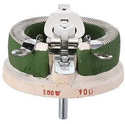 QUARKZMAN Variabler Widerstand 100W 10Ohm Keramik GrünBeige 1Stk | Ablagefach Drahtgewickelte Potentiometer für Pumpen und Mischer