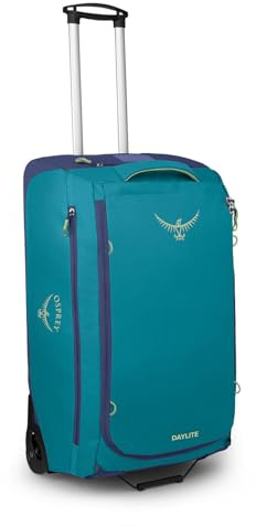 Osprey Daylite Borsone con ruote, 85L, Blue Spikemoss/Alkaline, O/S