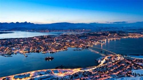 1000 Teile Puzzle Tromsø Norwegen Für Erwachsene Und Erwachsene Aus Holz Personalisiertes Puzzle-Spaßspiel Zum Zusammenbauen