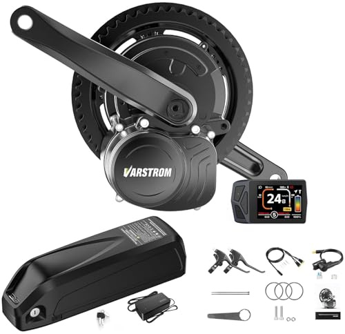 Varstrom Tong-Sheng TSDZ-2B 36V 250W Moteur Central Kit | EKD01 Multi-Langague Affichage avec Optional Batterie de Tube de Descente Capteur de Couple Conversion de Vélos Électrique