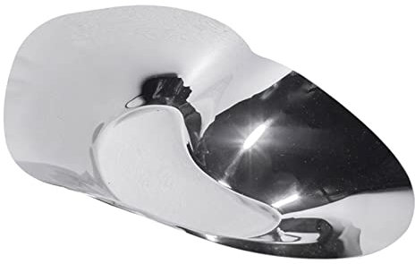 KHYTEBV Frutero Plato de Frutas Moderno Grande de Acero Inoxidable Plateado Frutero Hogar Sala de Estar Cocina Mesa de Comedor Decoración Plato de Frutas Tazón de Aperitivos