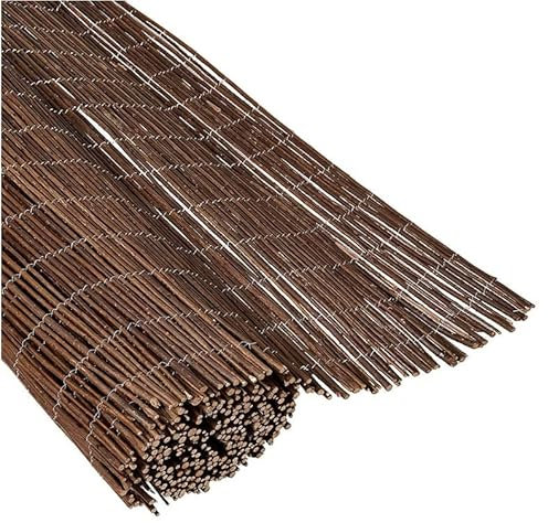 DIXIE STORE - Tapis en Osier - Brise-Vue Balcon - Tapis de Protection Naturel en Osier avec Fil Galvanisé - Canisse Terrasse - Clôture pour Jardin, Balcon et Terrasse, 1,5 x 3 m