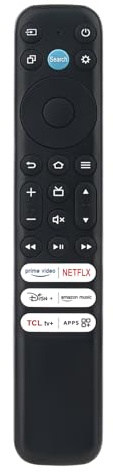 Nouvelle RC813 CMB1 Télécommande Infrarouge de Remplacement Convient pour | TCL Smart TVs Q6/Q7/QM8/S3/S4 Series 43S470G 50S470G 58S470G 65S470G 70S470G 75S470G 85S470G