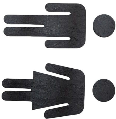 Yzdysg Herren Und Frauen Toilettenschilder Set Toilettenschild Holz Badezimmertür Schilde Für Geschäftliche Waschraum Toilettenschild