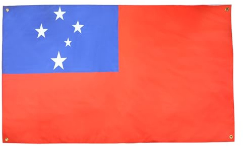 AZ FLAG Samoa flagga 150x90 cm med 4 öljetter, Samoansk flagga för balkong eller vägg