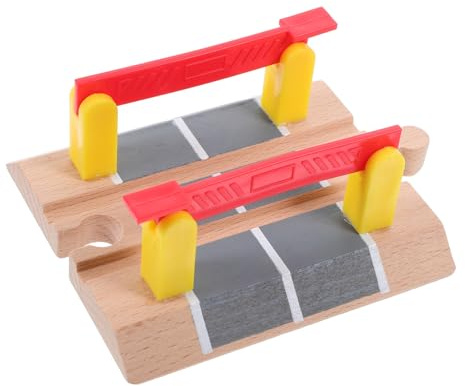 VICASKY Train Track Accessory Educational Toy Plaything Train Railing Barrier Model