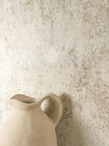 Newroom Carta da Parati Grigia Tessuto Non Tessuto Effetto Cemento - Industrial Intonaco Struttura per Soggiorno Camera da Letto