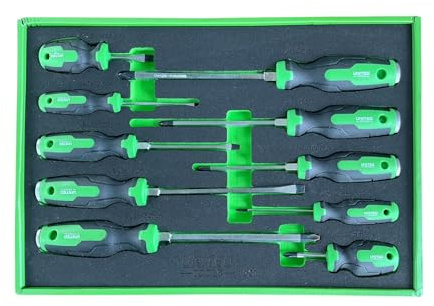 Magnetic Screwdriver Set Heavy Duty Phillips & Slotted Go Through Driver