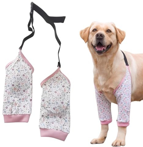Recovery Sleeve Hund, Ellenbogenschutz für Hunde, Ellbogenschoner für Hunde, Hund Chirurgie Erholung Recovery Sleeve für Vorderbeine, Kniebandage Arthrose für Hunde