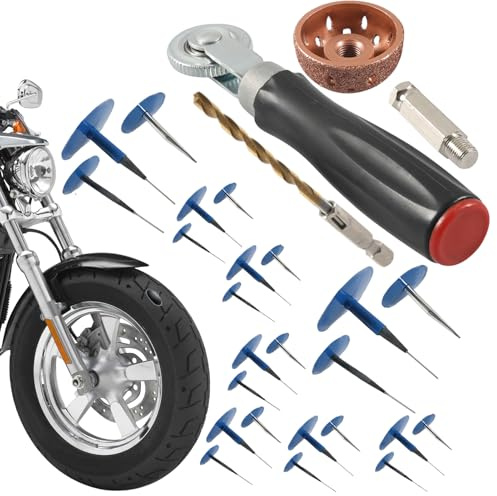Kit De De Neumáticos Automotriz - Uñas De Setas De Parche De Punción De Caucho, Herramienta De Reparación Robusta | Conjunto De Inserción De Fijación De Fugas De Neumáticos Accesorio De