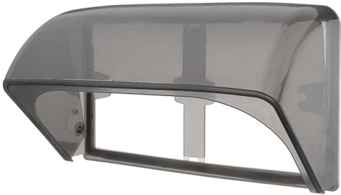 HAPINARY Cubierta para Enchufe Doble Tipo 86 Protección Infantil y Diseño Inclinado, Caja Resistente Intemperie para Exteriores y Baños, Fácil Instalación y Seguridad Garantizada