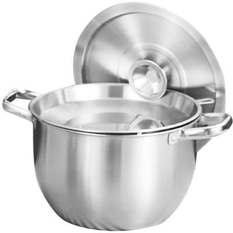 CAXUSD Recipiente de Acero Inoxidable para Aceite Usado Colador y Tapa Resistente al Calor Capacidad 2.8l Adecuado para Almacenamiento en Cocina y Refrigerador