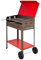PEBSHOP Barbecue A Carbone in Ferro Verniciato (CM 40 X 70 X H 90)