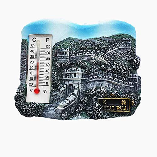 3D Thermometer Style Great Wall Peking China Fridge Magnet Travel Souvenir Gift Home Kitchen Refrigerator Decoration Magnetic Sticker Craft Collection