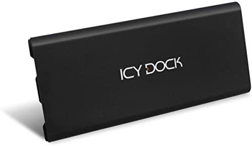 ICY DOCK M.2 NVMe to USB 3.2 Gen 2 (10Gbps) Enclosure Adapter Thunderbolt 3 / 4 Port Compatible Includes USB-C / 3.0 Cables (Supports M.2 NVMe SSDs 22110 2280 2260 2242) | ICYNano MB861U31-1M2B