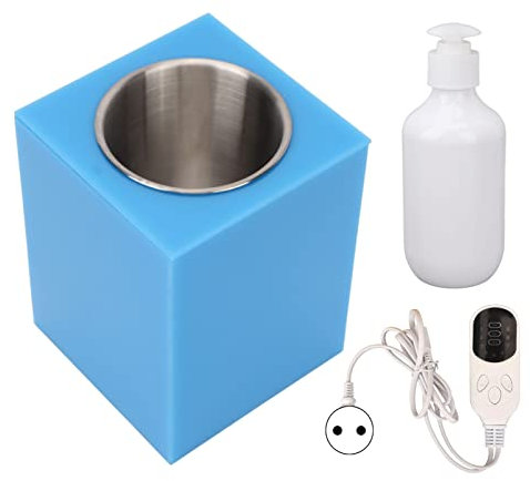 Massageöl Wärmer, Massage Ölflaschen Erwärmer Heizgerät für Massageöl mit ätherischen Ölen, Einstellbare 9 Temperature Control Timer Creme Lotion Flasche Warmer