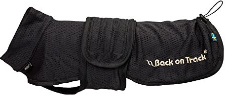 Back on Track Hundemantel Langer Netzmantel Buddy grün oder schwarz (50 cm, schwarz)